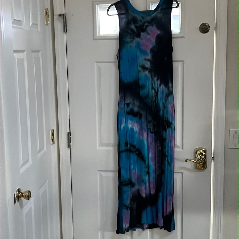 Tie dye boho dress